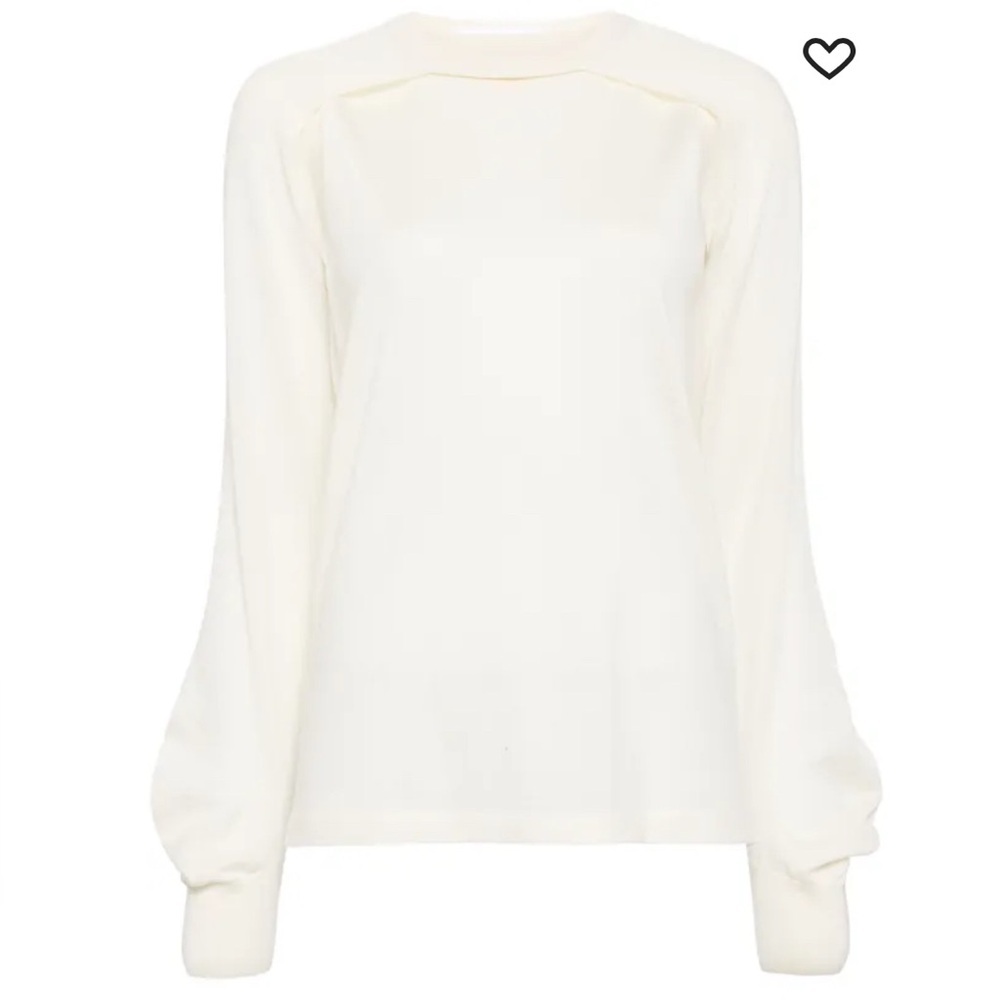 Helmut Lang cut out layered sweater NWT